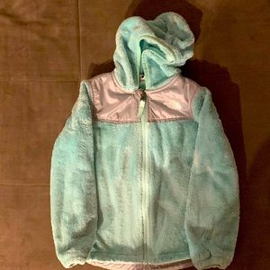 North Face fleece size 5 mint green